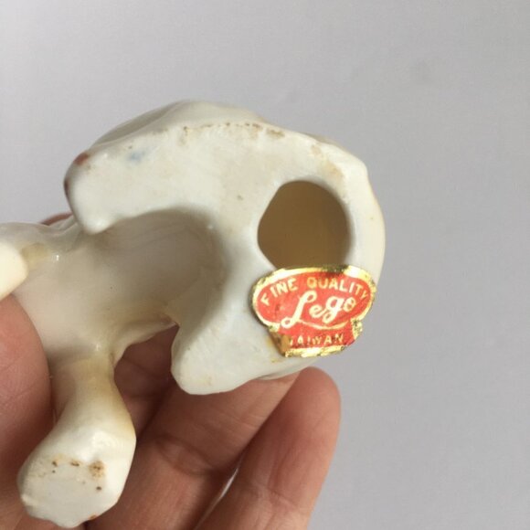 Vintage Dog Figurine Statue - White Standard or Mini Miniature Poodle - Picture 10 of 10